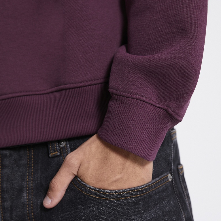 Heavy hoodie "Under" Plum